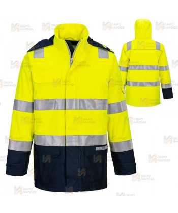 Parka ligera, impermeable, ignífuga y multinorma  (ARC 3)