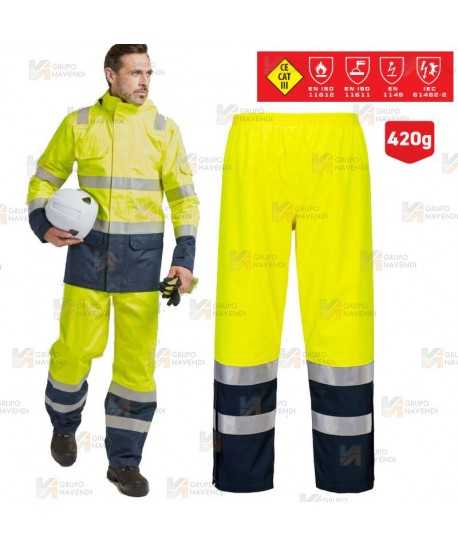 Pantalón ligero, impermeable, ignífugo y multinorma  (ARC 3)