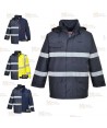 Parka ignífuga, impermeable multinorma con forro desmontable