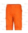 Pantalón ignífugo, antiestático, elástico y anti arco color naranja con cintas reflectantes