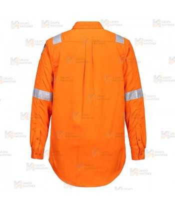 Camisa ignífuga, antiestática, anti arco (ARC-2)  y protección química