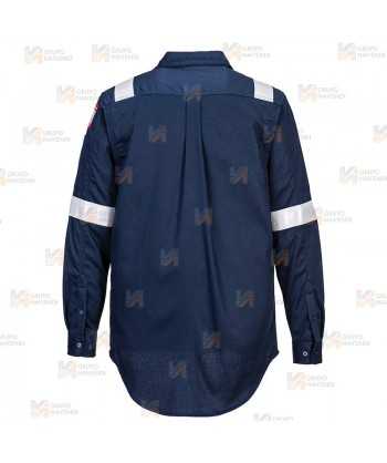 Camisa ignífuga, antiestática, anti arco (ARC-2)  y protección química