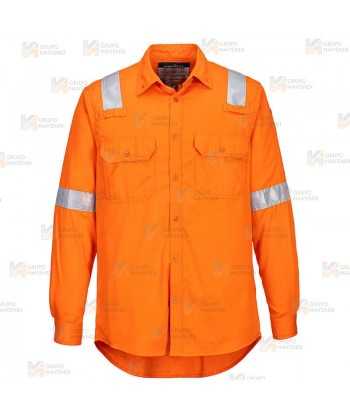 Camisa ignífuga, antiestática, anti arco (ARC-2)  y protección química