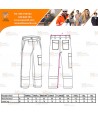 Pantalón ignífugo, antiestático y anti arco
