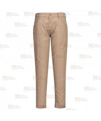 Pantalón ignífugo, elástico, hechura ajustada, muy grueso (350 gr)