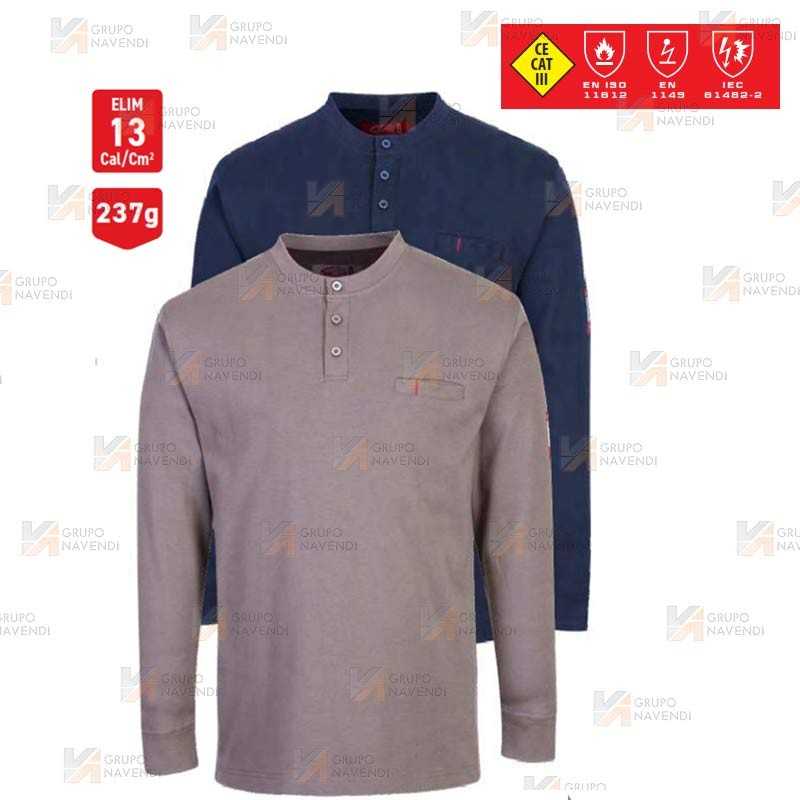 Camiseta ignífuga y antiestática, anti arco (ARC 2)