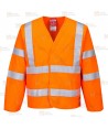Chaqueta ligera, ignífuga, antiestática y de alta visibilidad clase 3