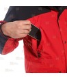 Parka con forro polar desmontable, impermeable y transpirable