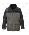 Parka con forro polar desmontable, impermeable y transpirable