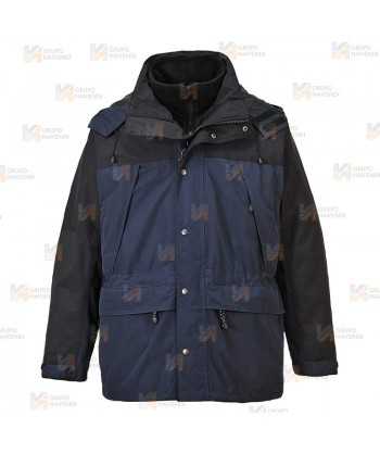 Parka con forro polar desmontable, impermeable y transpirable