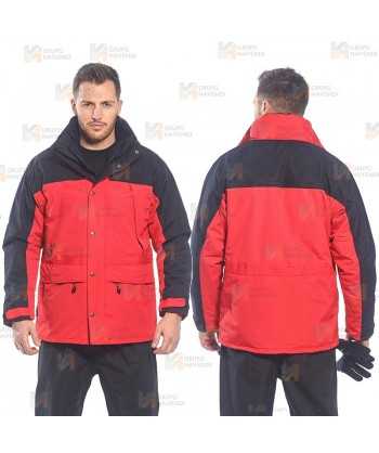 Parka con forro polar desmontable, impermeable y transpirable