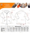 Parka con forro polar desmontable, impermeable y transpirable