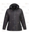 Parka impermeable con chaqueta polar desmontable para mujer
