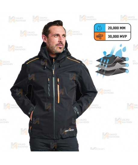 Softshell con membrana impermeable y transpirable