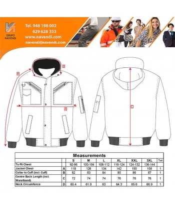Cazadora de PU impermeable y desmontable 4 en 1