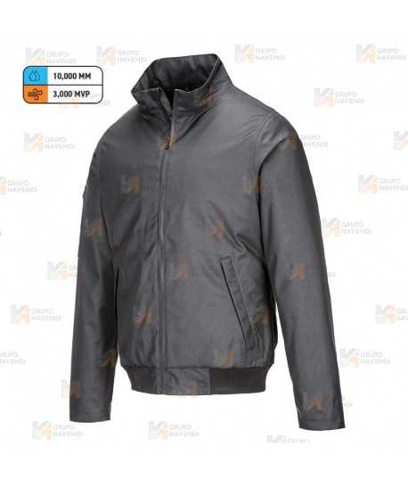 Cazadora piloto impermeable con forro