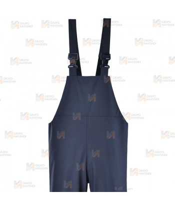 Peto de poliuretano para la lluvia y humedad color azul marino