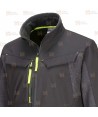 Softshell transpirable con tejido ecológico color negro
