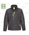 Softshell transpirable con tejido ecológico color negro