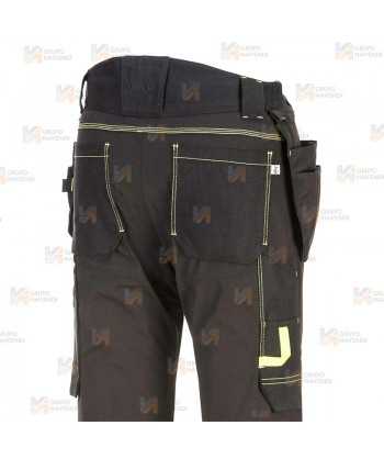 Pantalón con refuerzos y bolsillos desmontables con tejido ecológico