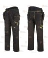 Pantalón con refuerzos y bolsillos desmontables con tejido ecológico