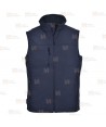 Chaleco softshell de 3 capas impermeable color azul marino