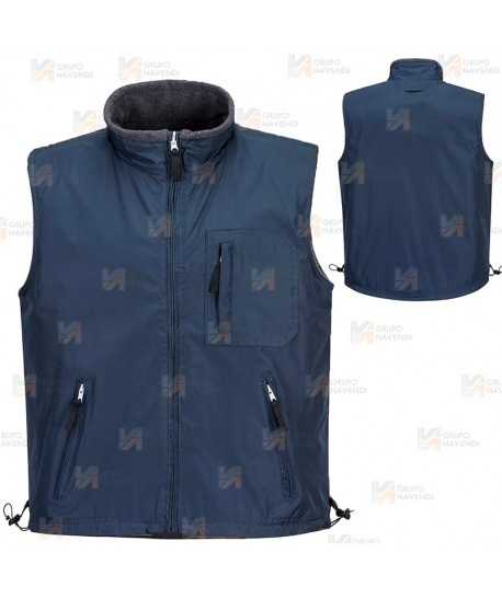 Chaleco reversible con forro polar interior