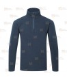 Jersey polar de trabajo con media cremallera y tejido ecológico color azul marino