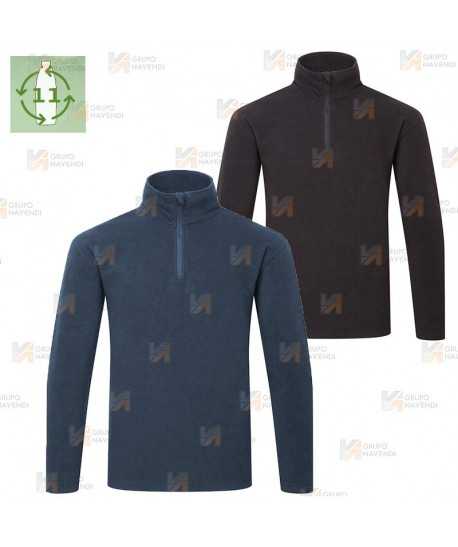 Jersey polar de trabajo con media cremallera y tejido ecológico