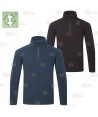 Jersey polar de trabajo con media cremallera y tejido ecológico
