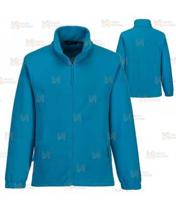 Chaqueta polar unisex de peso medio color Celeste