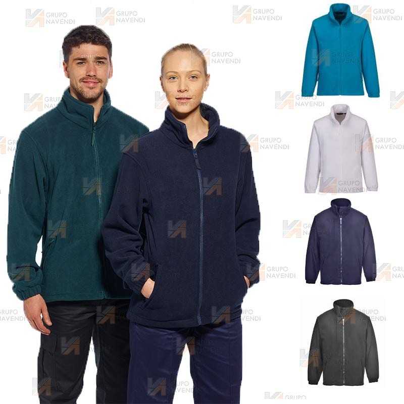 Chaqueta polar unisex de peso medio