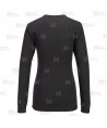 Camiseta térmica de manga larga color negro para Mujer