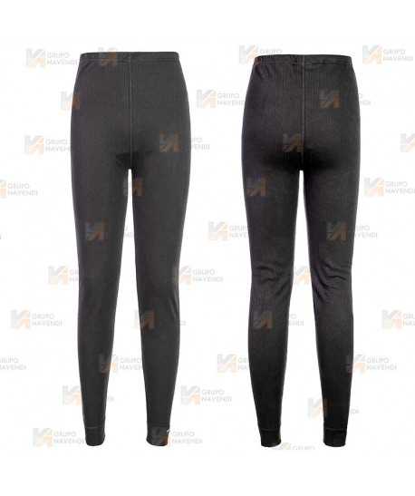 Leggins térmicos color negro para Mujer