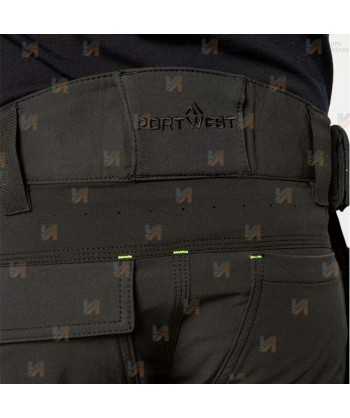 Pantalón de trabajo Strech de corte entallado con refuerzos y bolsillos desmontables
