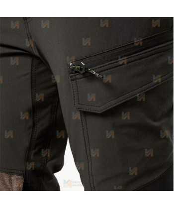 Pantalón de trabajo Strech de corte entallado con refuerzos y bolsillos desmontables