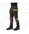 Pantalón de trabajo Strech de corte entallado con refuerzos y bolsillos desmontables