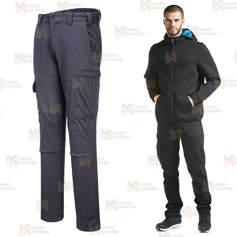 Pantalón laboral con tejido elástico muy suave