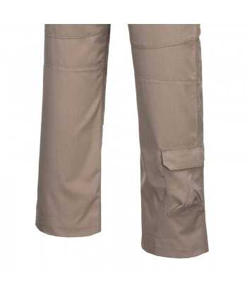 Pantalón laboral con tejido RipStop elástico muy resistente color arena