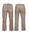 Pantalón laboral con tejido RipStop elástico muy resistente color arena
