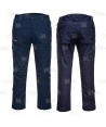 Pantalón laboral con tejido RipStop elástico muy resistente color marino