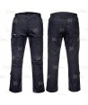Pantalón laboral con tejido RipStop elástico muy resistente color negro