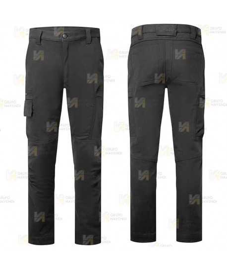 Pantalón laboral con tejido elástico suave y muy grueso