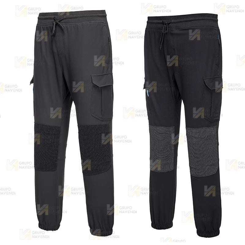 Pantalón laboral, elástico con diseño deportivo