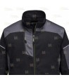 Chaqueta de trabajo bicolor ergonómica y muy resistente color negro y gris