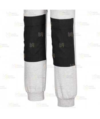 Pantalón laboral con refuerzos en rodillas y diseño deportivo