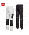 Pantalón laboral con refuerzos en rodillas y diseño deportivo