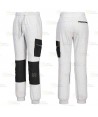 Pantalón laboral con refuerzos en rodillas y diseño deportivo