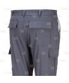 Pantalón ecológico de trabajo, elástico y multibolsillos color gris