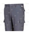 Pantalón ecológico de trabajo, elástico y multibolsillos color gris